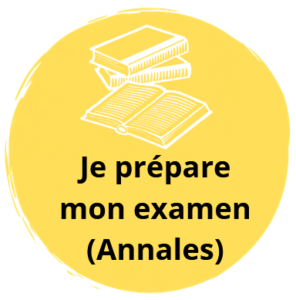 boutons je préprare mon examen