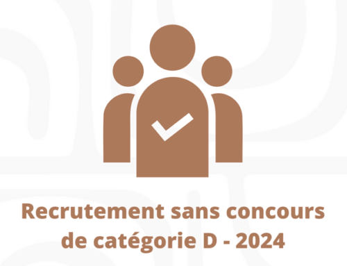 Recrutement sans concours de catégorie D : Résultats d’admission